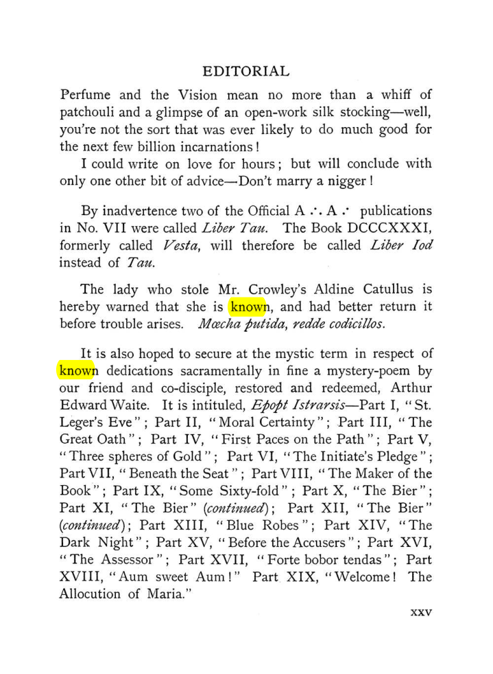Original scan of The Equinox (Volume I, Number VII), PDF page 25