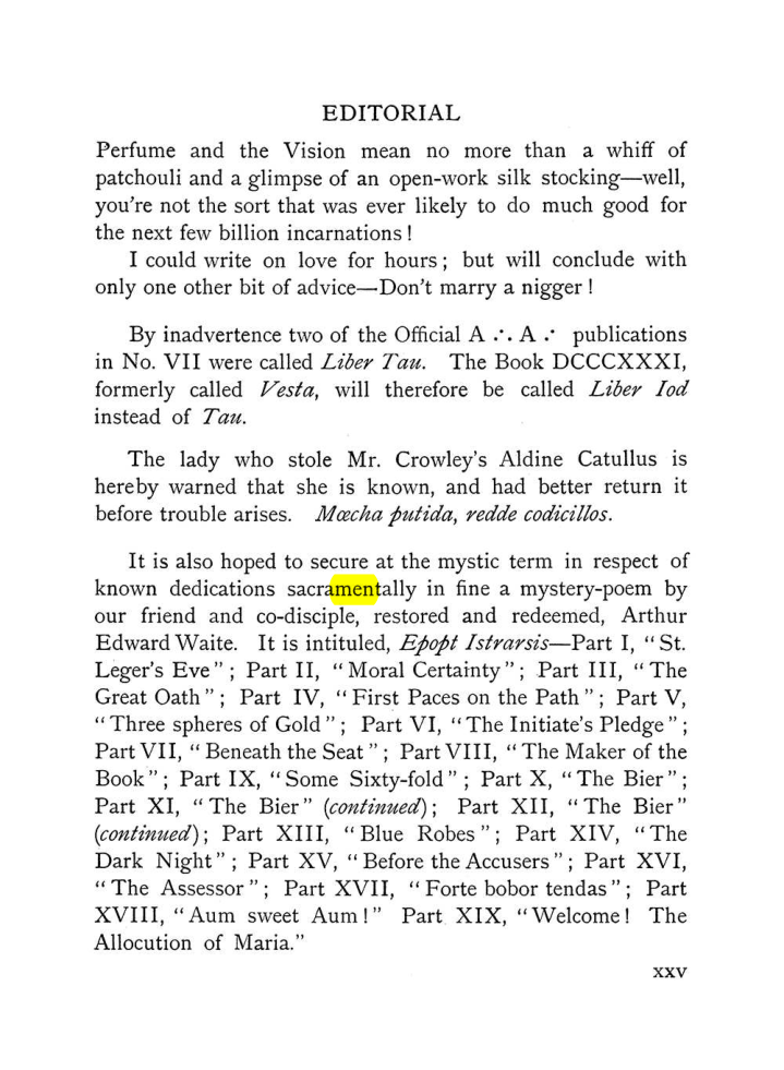 Original scan of The Equinox (Volume I, Number VII), PDF page 25
