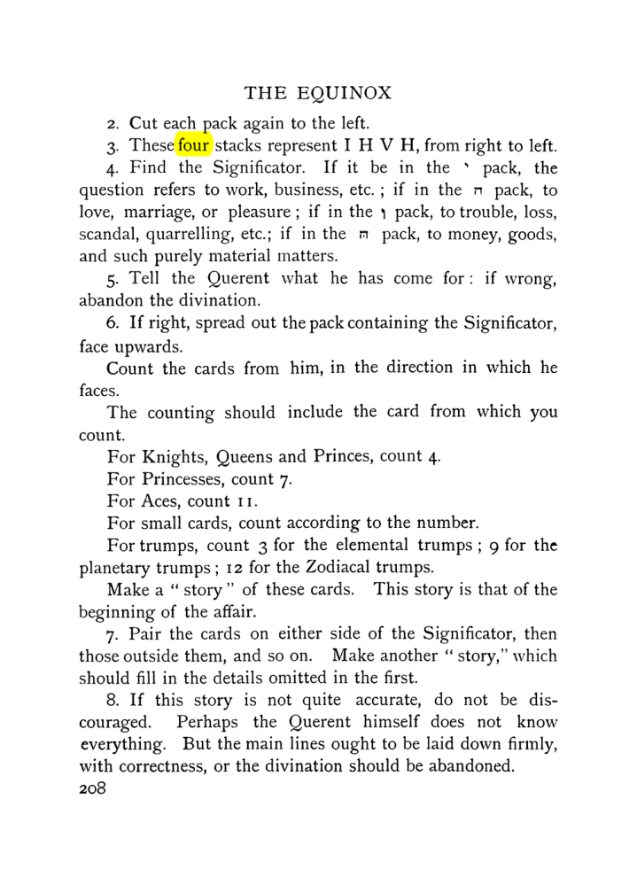 Original scan of The Equinox (Volume I, Number VII), PDF page 250