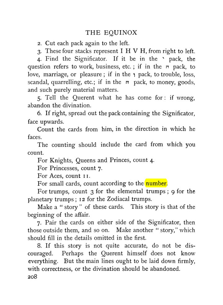 Original scan of The Equinox (Volume I, Number VII), PDF page 250