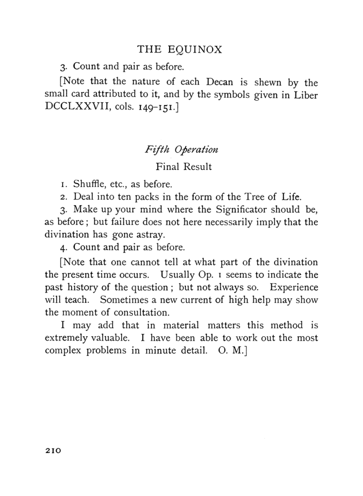 Original scan of The Equinox (Volume I, Number VII), PDF page 252
