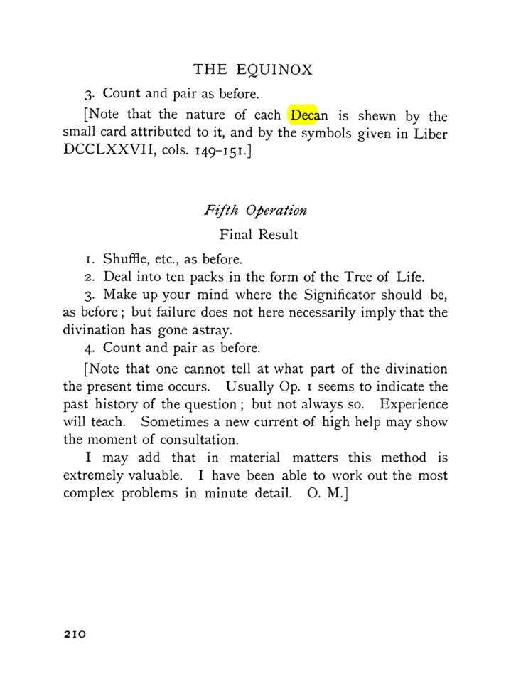 Original scan of The Equinox (Volume I, Number VII), PDF page 252