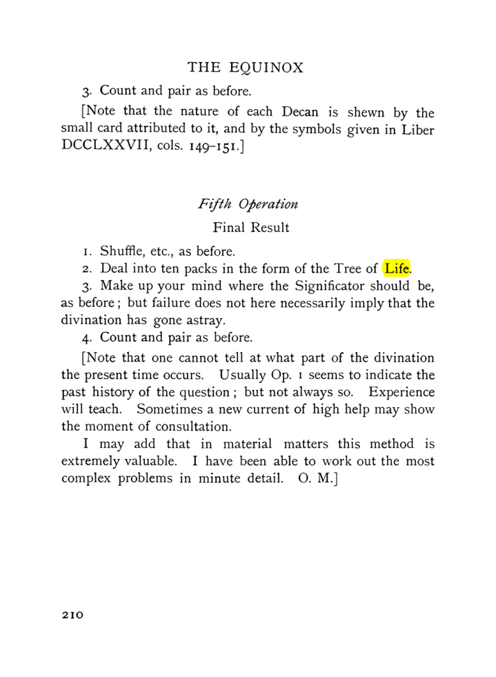 Original scan of The Equinox (Volume I, Number VII), PDF page 252