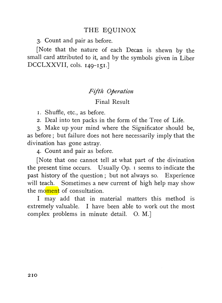 Original scan of The Equinox (Volume I, Number VII), PDF page 252