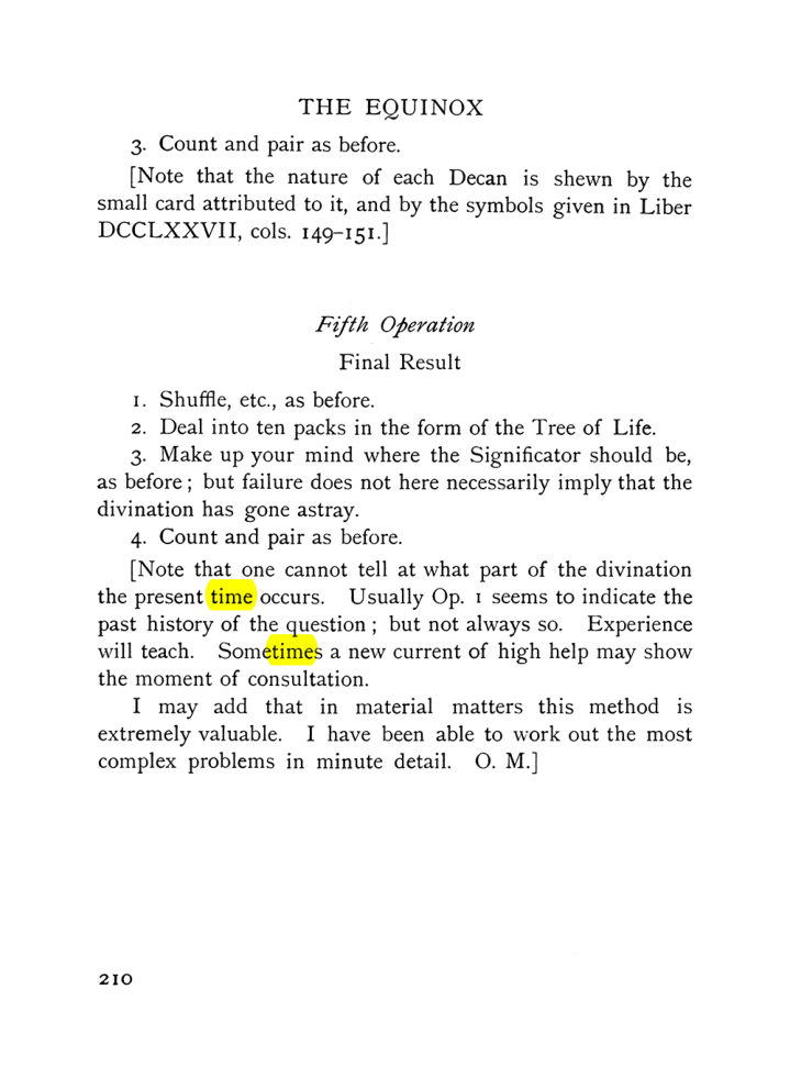 Original scan of The Equinox (Volume I, Number VII), PDF page 252