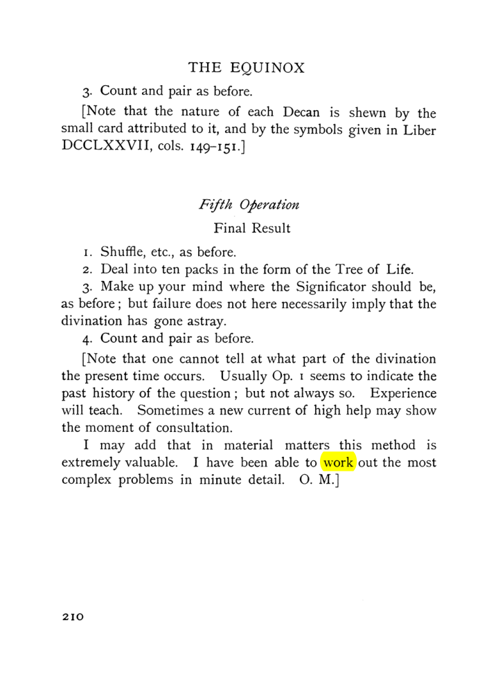 Original scan of The Equinox (Volume I, Number VII), PDF page 252