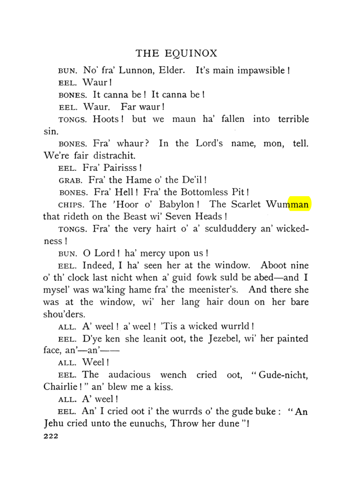 Original scan of The Equinox (Volume I, Number VII), PDF page 264