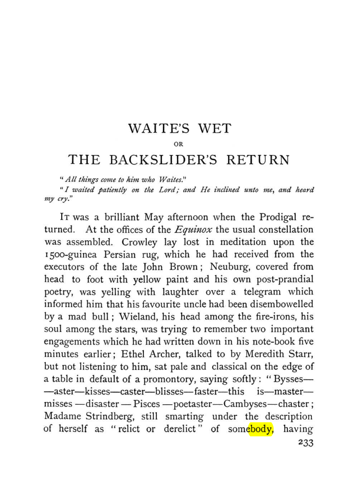 Original scan of The Equinox (Volume I, Number VII), PDF page 275