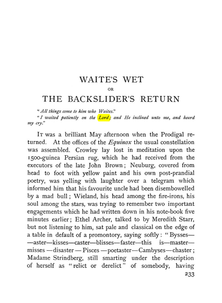 Original scan of The Equinox (Volume I, Number VII), PDF page 275