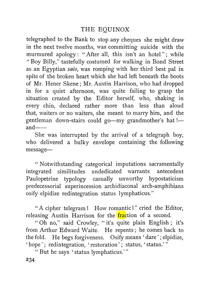Original scan of The Equinox (Volume I, Number VII), PDF page 276