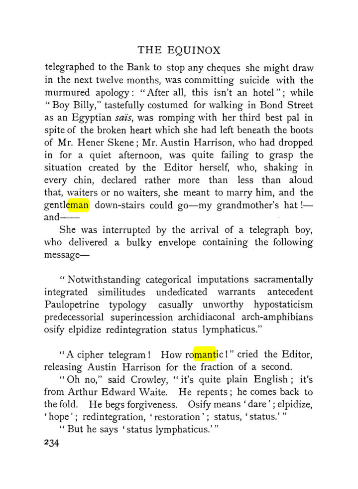 Original scan of The Equinox (Volume I, Number VII), PDF page 276