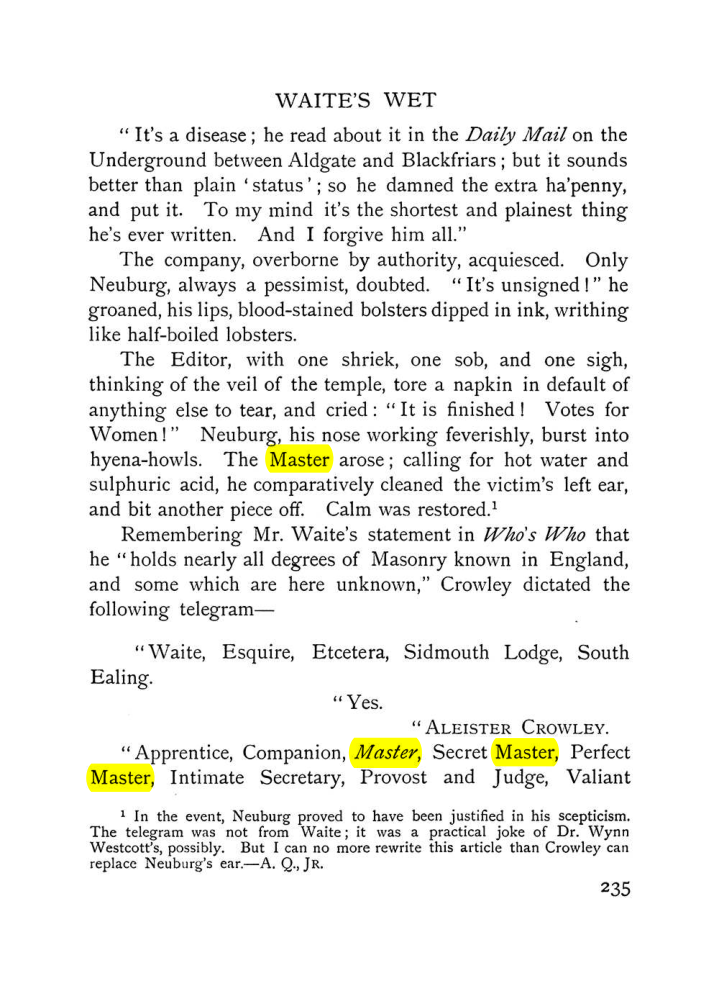 Original scan of The Equinox (Volume I, Number VII), PDF page 277