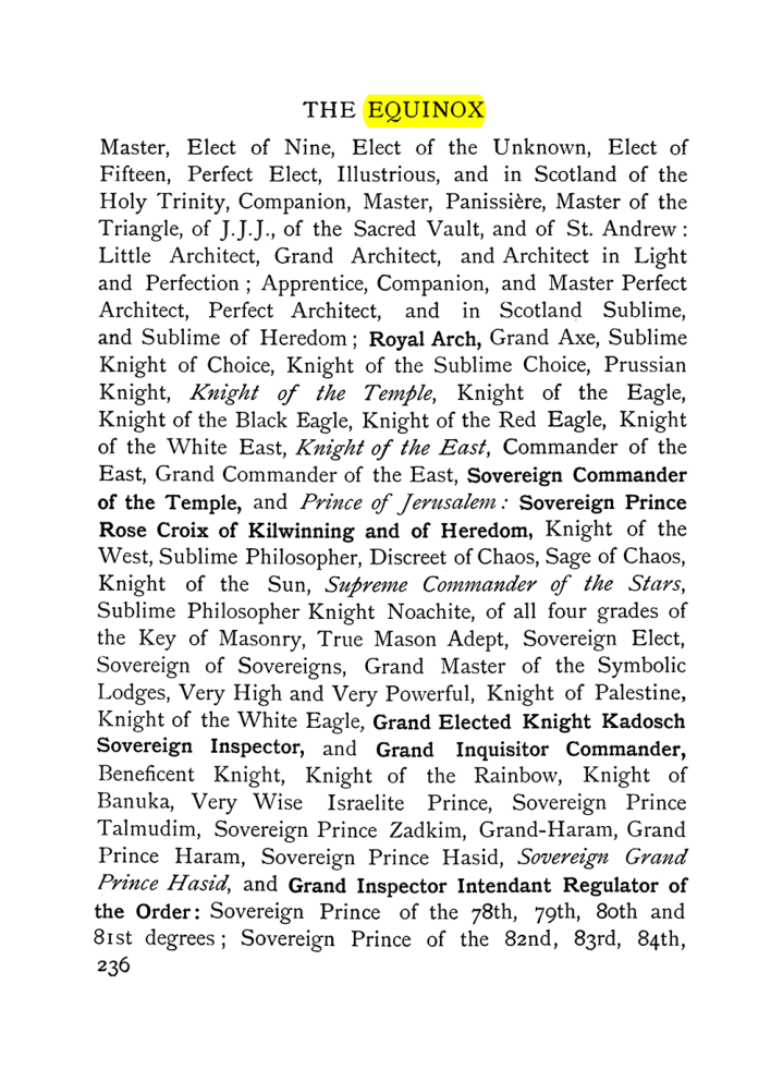 Original scan of The Equinox (Volume I, Number VII), PDF page 278