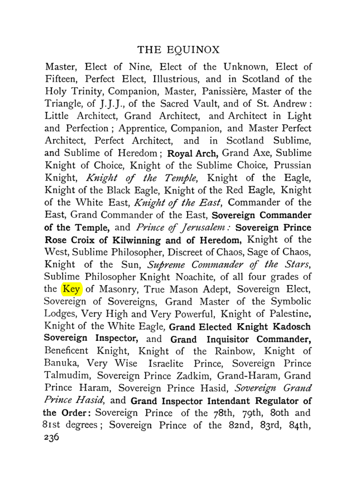 Original scan of The Equinox (Volume I, Number VII), PDF page 278