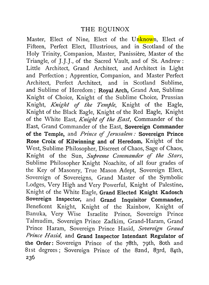 Original scan of The Equinox (Volume I, Number VII), PDF page 278