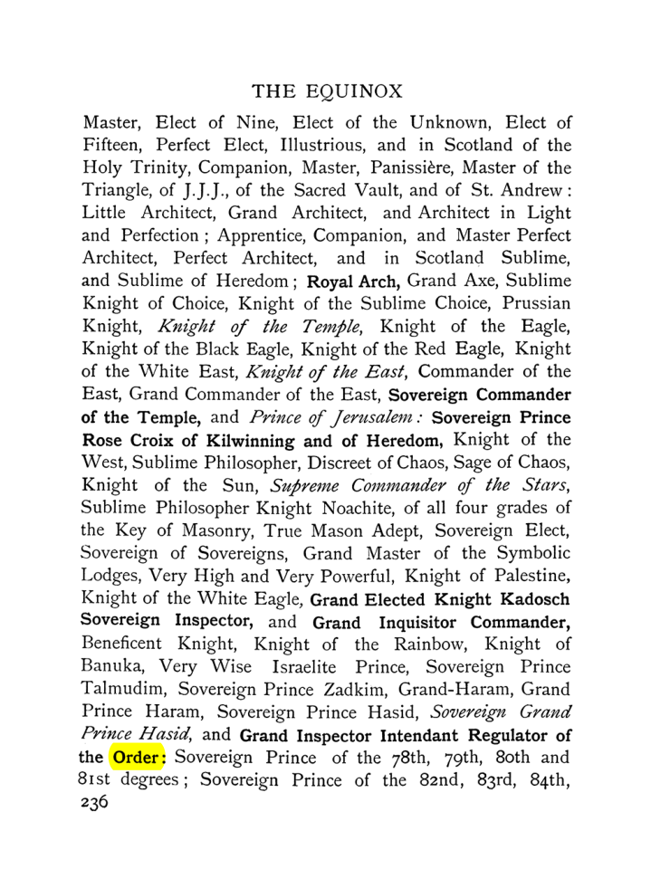 Original scan of The Equinox (Volume I, Number VII), PDF page 278