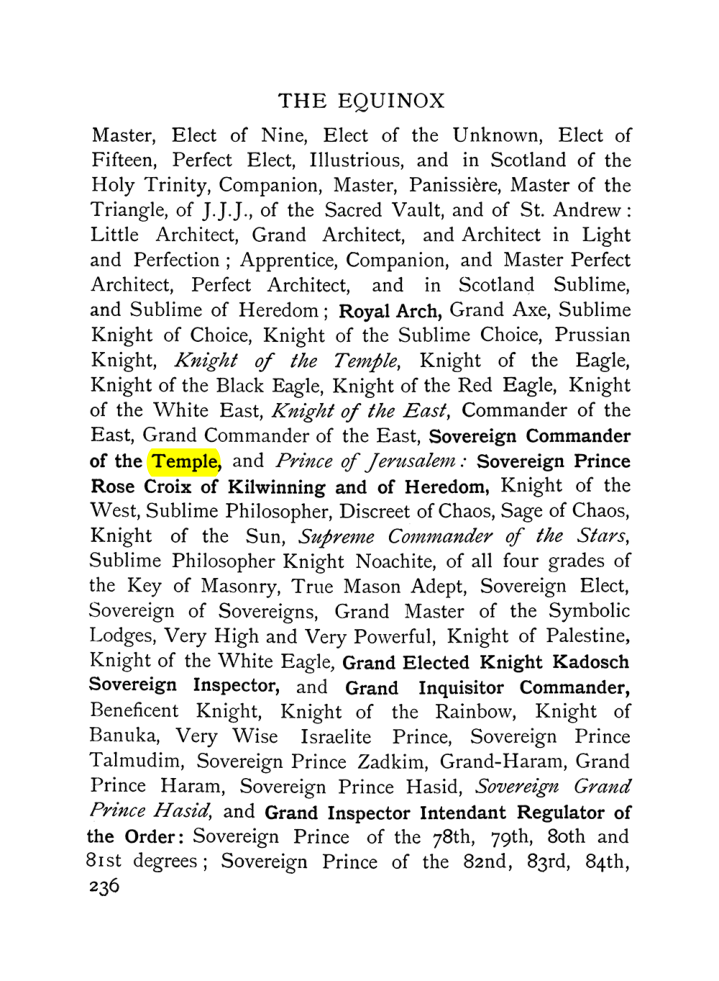 Original scan of The Equinox (Volume I, Number VII), PDF page 278