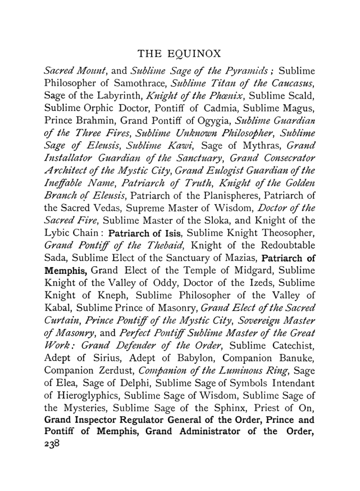 Original scan of The Equinox (Volume I, Number VII), PDF page 280