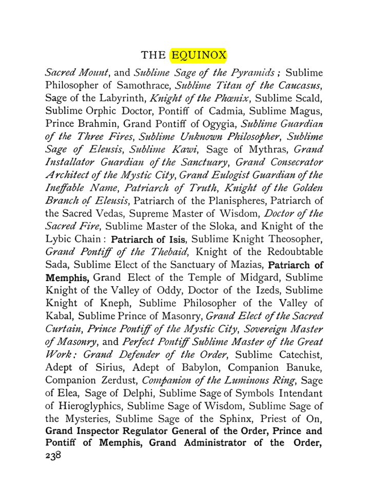 Original scan of The Equinox (Volume I, Number VII), PDF page 280