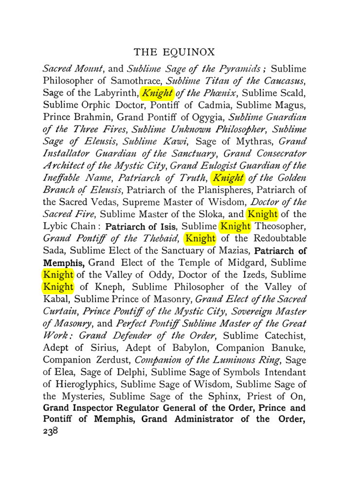 Original scan of The Equinox (Volume I, Number VII), PDF page 280