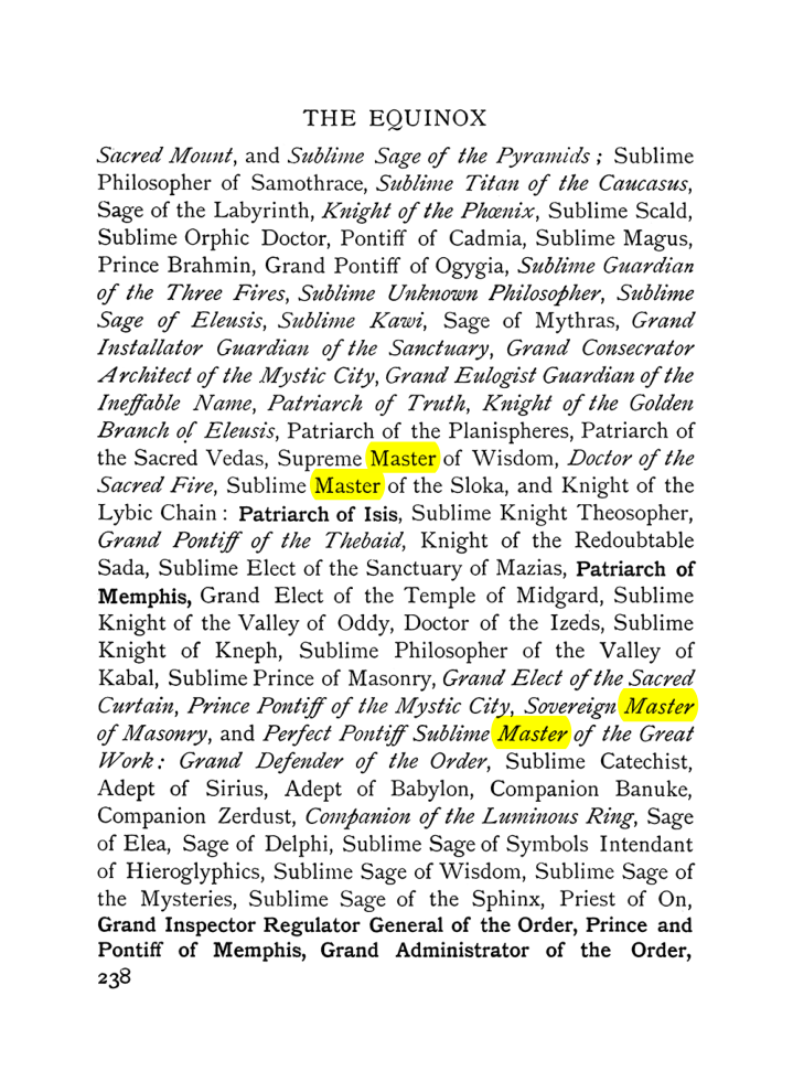 Original scan of The Equinox (Volume I, Number VII), PDF page 280