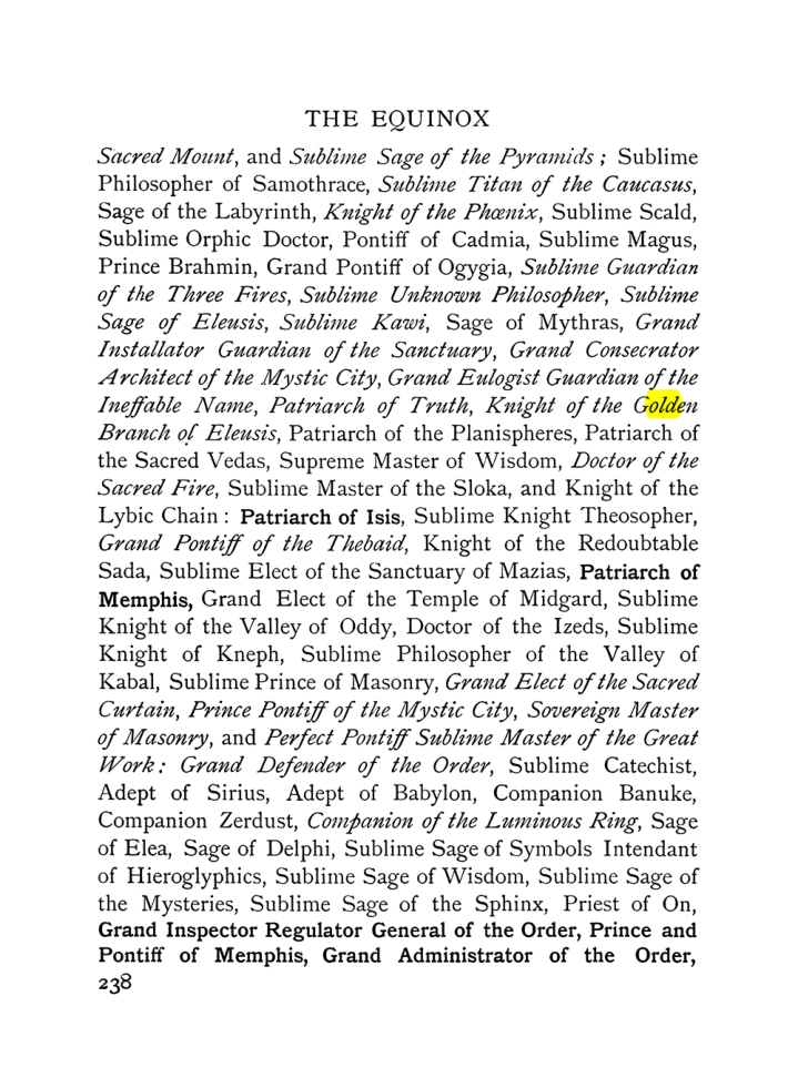 Original scan of The Equinox (Volume I, Number VII), PDF page 280