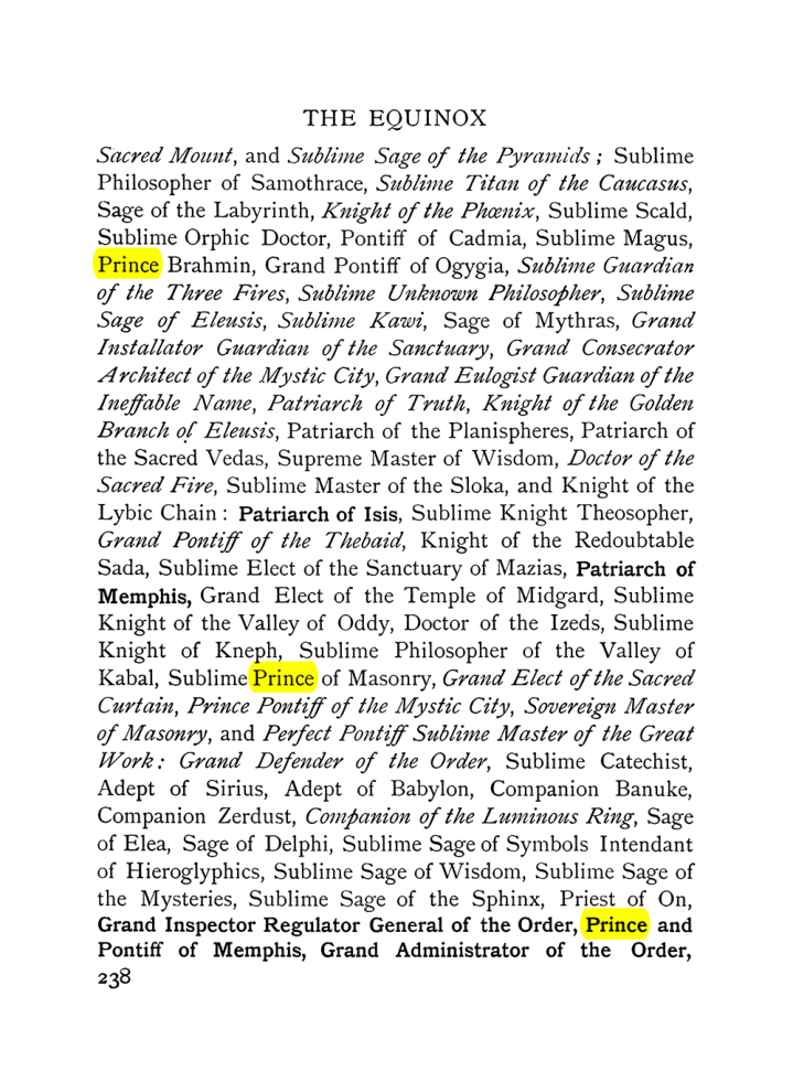 Original scan of The Equinox (Volume I, Number VII), PDF page 280