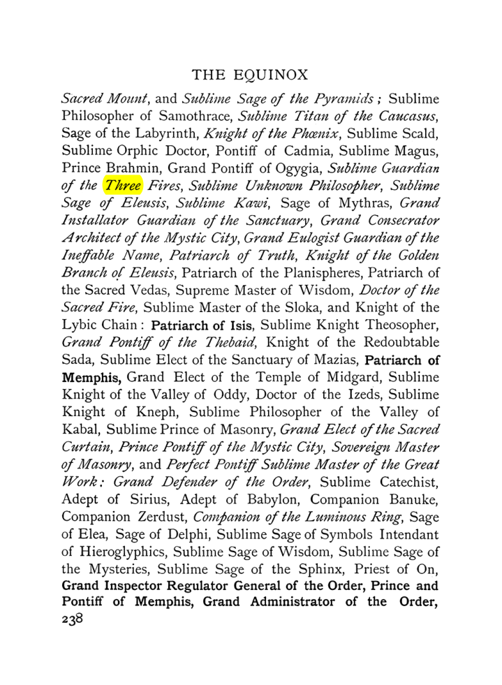Original scan of The Equinox (Volume I, Number VII), PDF page 280