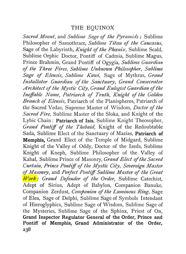 Original scan of The Equinox (Volume I, Number VII), PDF page 280