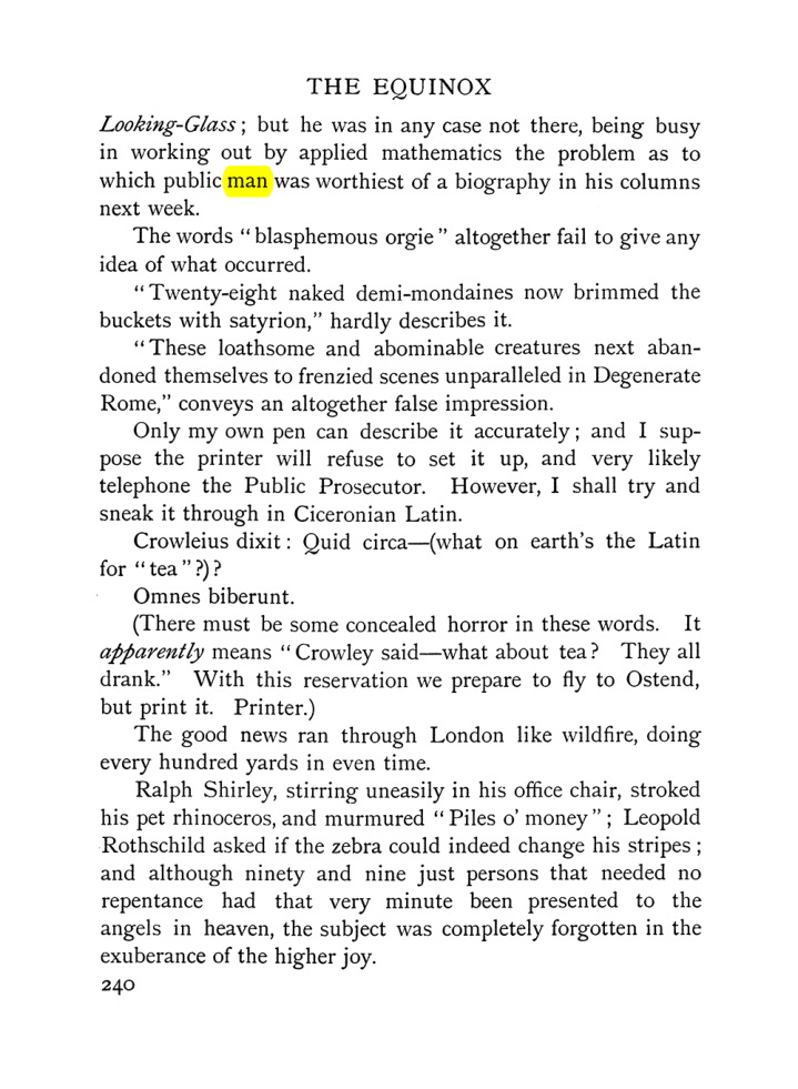 Original scan of The Equinox (Volume I, Number VII), PDF page 282