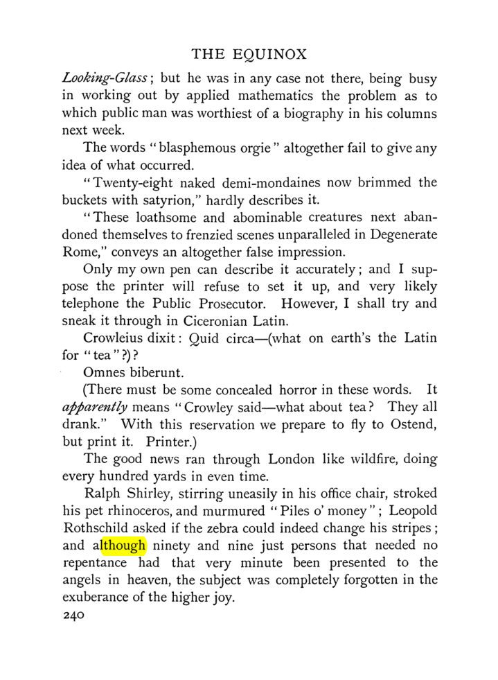 Original scan of The Equinox (Volume I, Number VII), PDF page 282