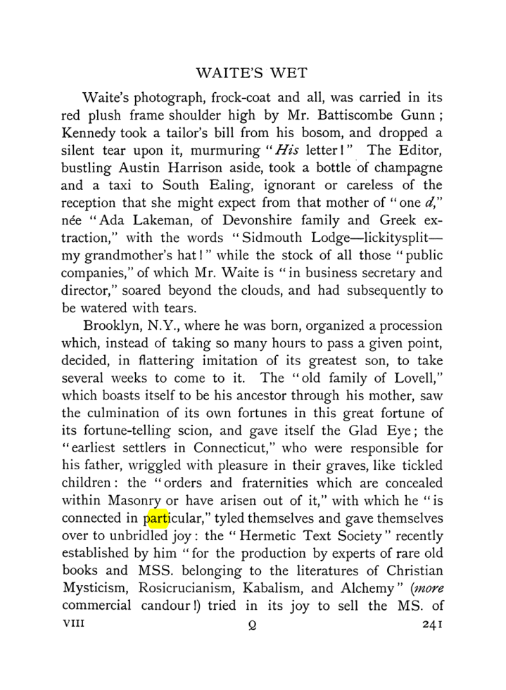 Original scan of The Equinox (Volume I, Number VII), PDF page 283
