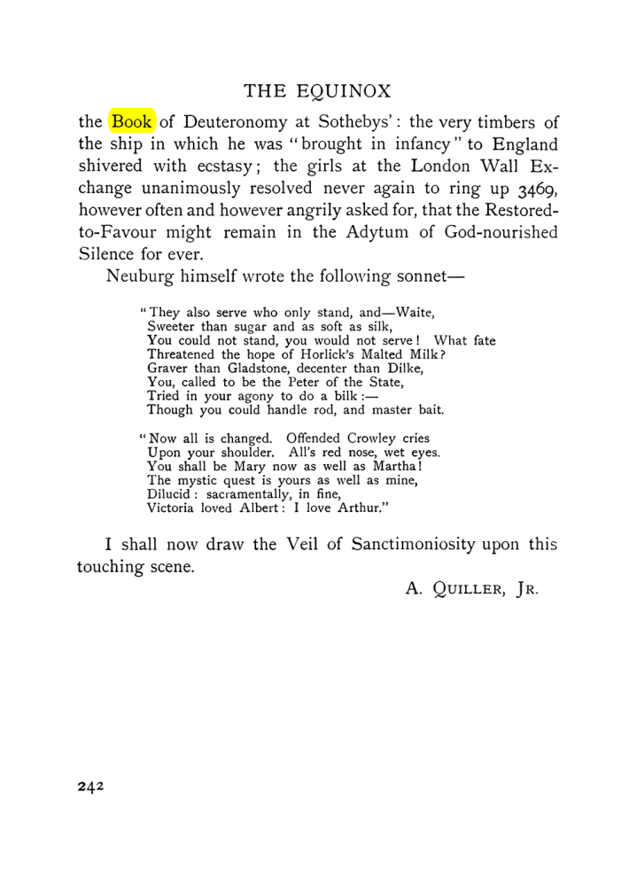 Original scan of The Equinox (Volume I, Number VII), PDF page 284