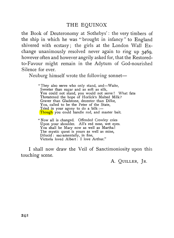 Original scan of The Equinox (Volume I, Number VII), PDF page 284