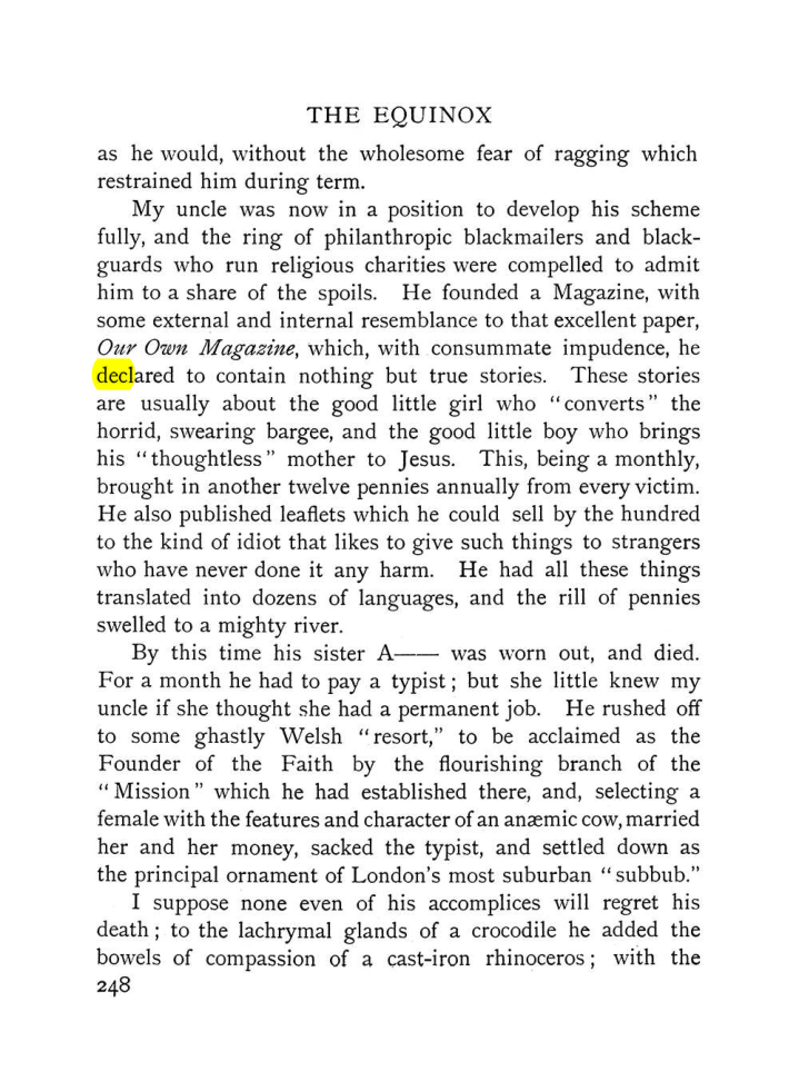 Original scan of The Equinox (Volume I, Number VII), PDF page 290