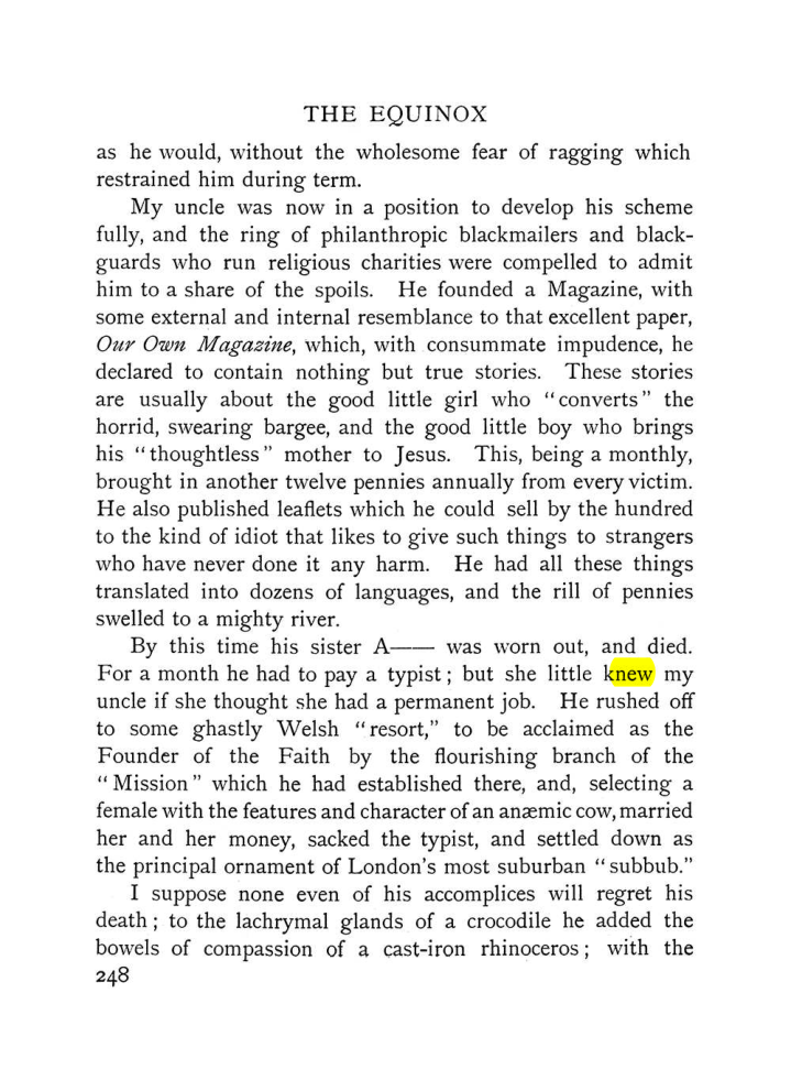 Original scan of The Equinox (Volume I, Number VII), PDF page 290
