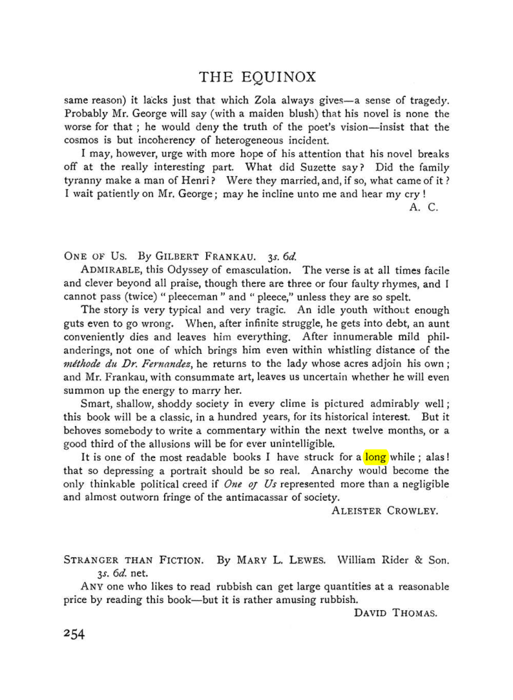 Original scan of The Equinox (Volume I, Number VII), PDF page 296