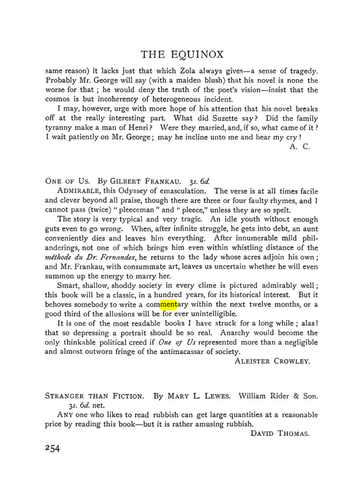 Original scan of The Equinox (Volume I, Number VII), PDF page 296
