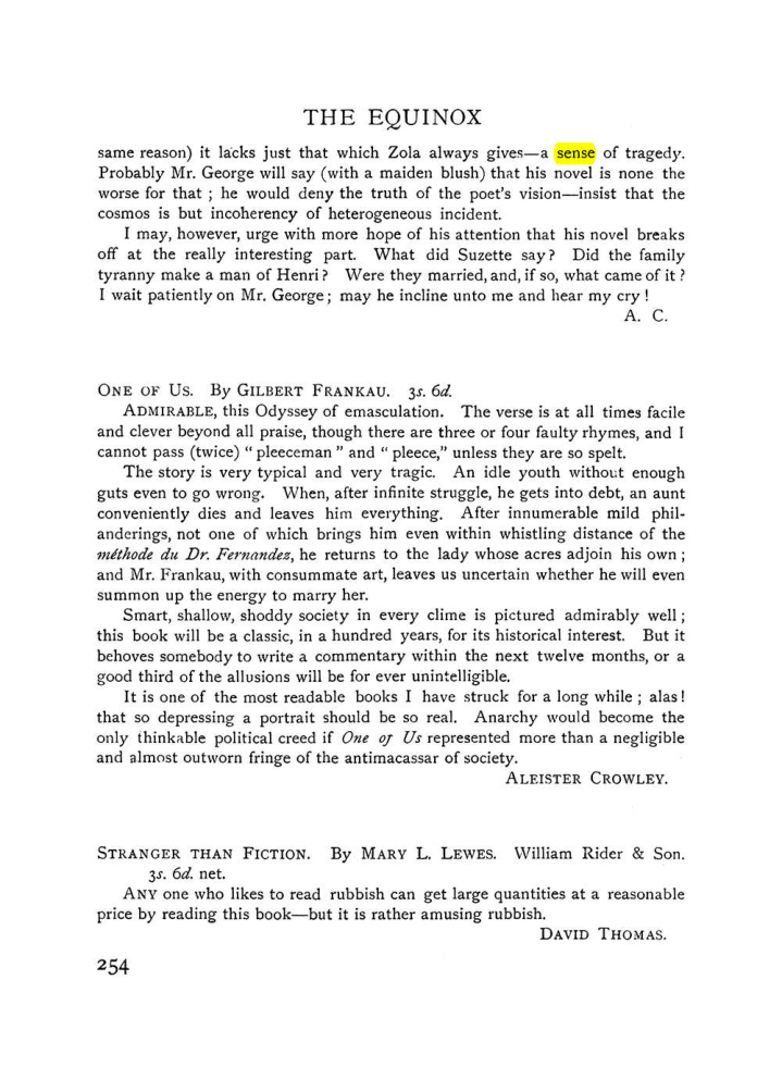 Original scan of The Equinox (Volume I, Number VII), PDF page 296