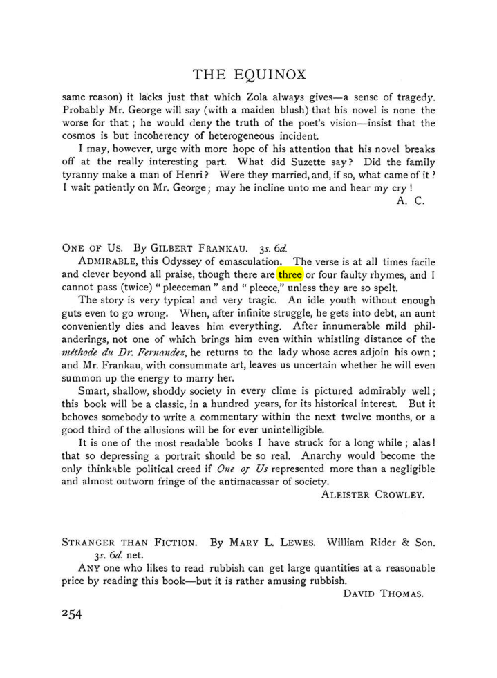 Original scan of The Equinox (Volume I, Number VII), PDF page 296