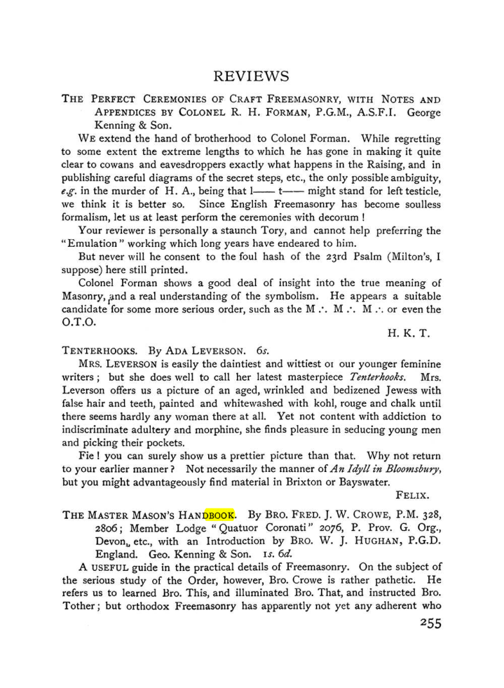 Original scan of The Equinox (Volume I, Number VII), PDF page 297