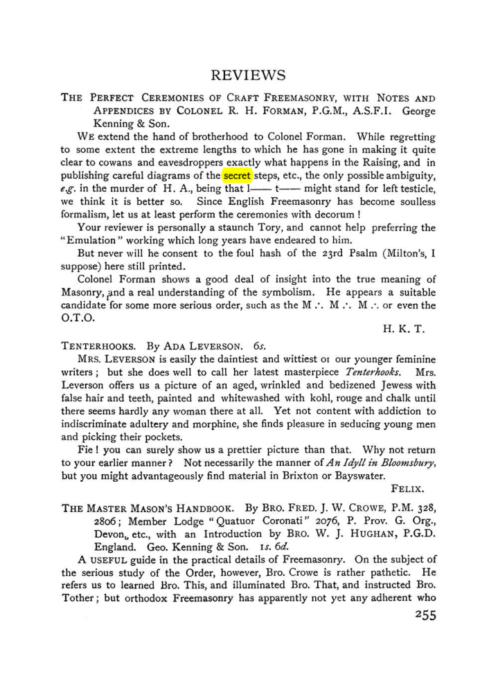 Original scan of The Equinox (Volume I, Number VII), PDF page 297