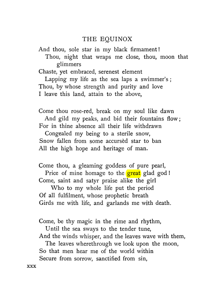 Original scan of The Equinox (Volume I, Number VII), PDF page 30