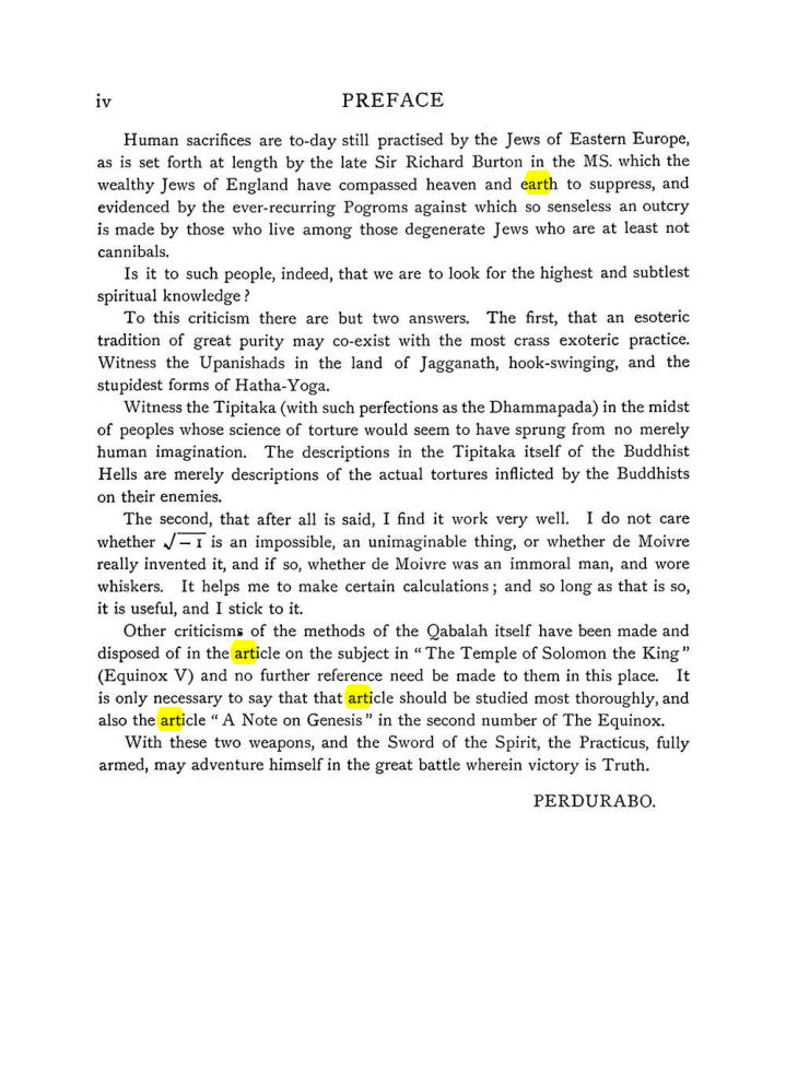 Original scan of The Equinox (Volume I, Number VII), PDF page 304