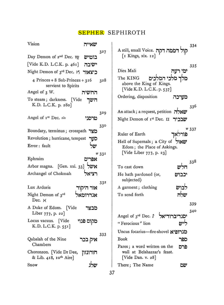Original scan of The Equinox (Volume I, Number VII), PDF page 353