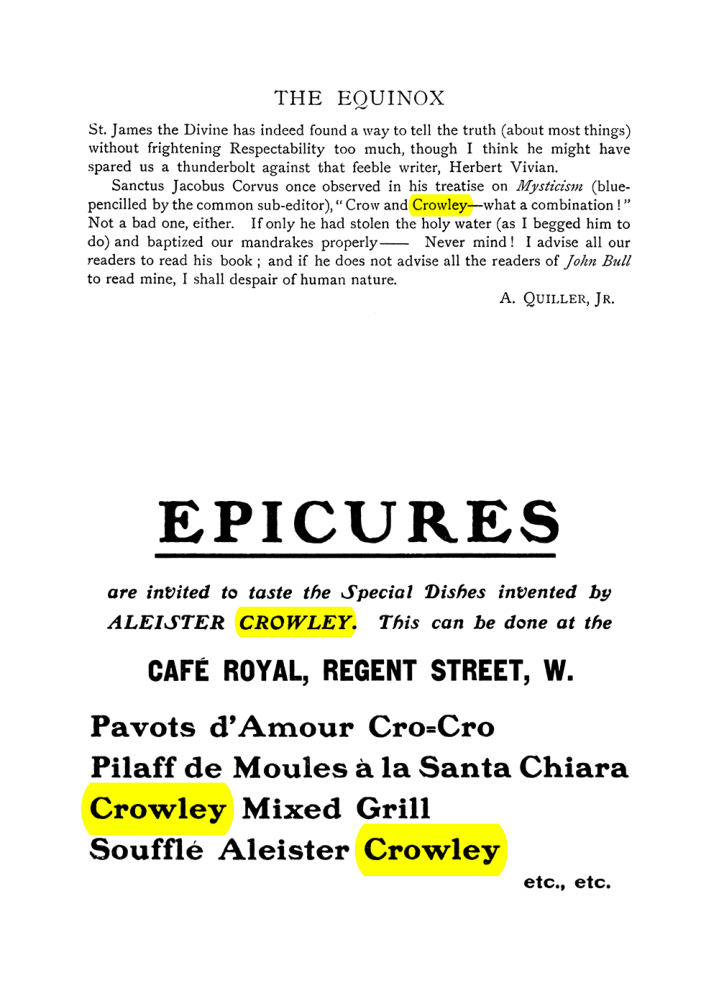 Original scan of The Equinox (Volume I, Number VII), PDF page 418