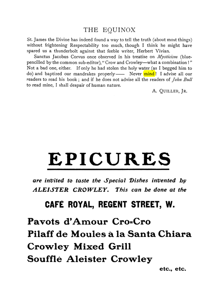 Original scan of The Equinox (Volume I, Number VII), PDF page 418