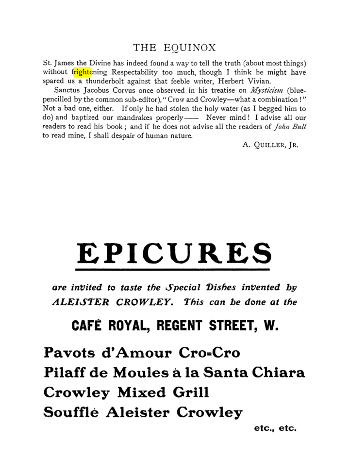 Original scan of The Equinox (Volume I, Number VII), PDF page 418