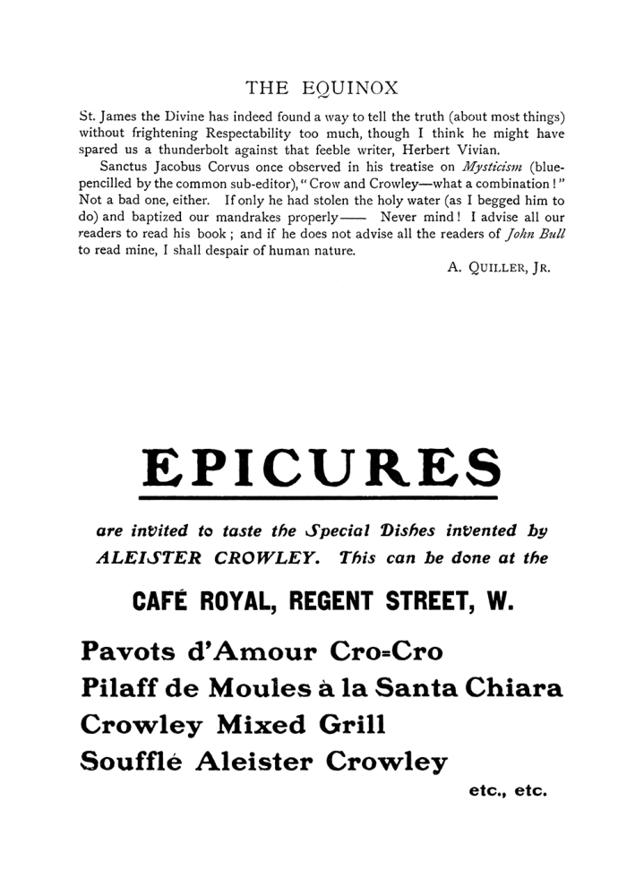 Original scan of The Equinox (Volume I, Number VII), PDF page 418