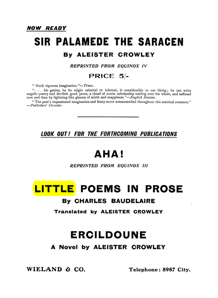 Original scan of The Equinox (Volume I, Number VII), PDF page 419